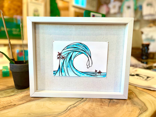 Barrel of Blues - Framed Original Artwork