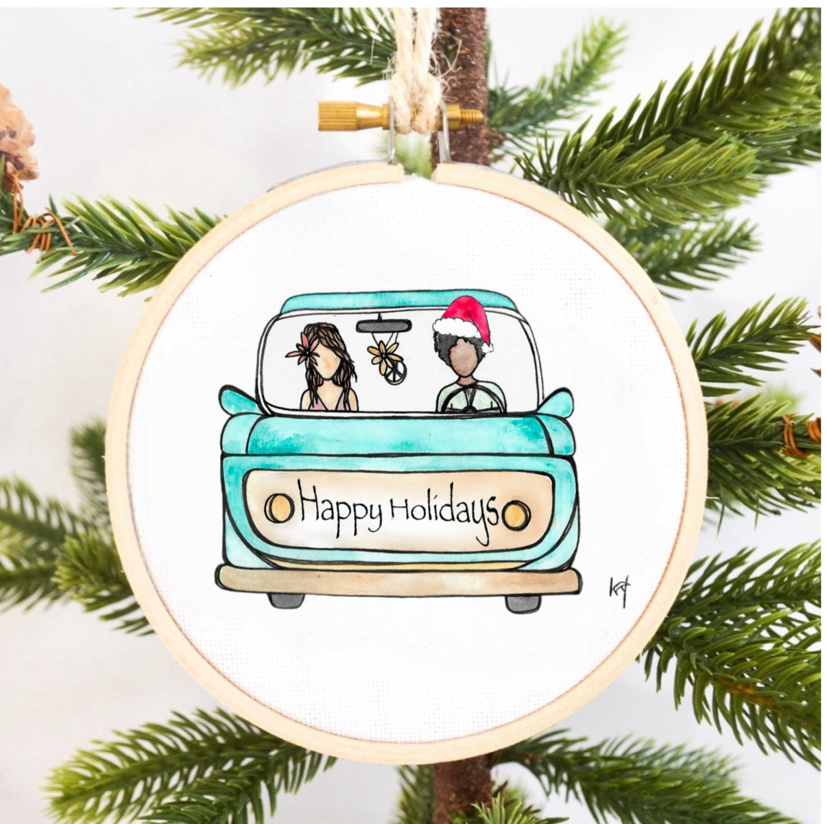 Holiday Road Trip Ornament