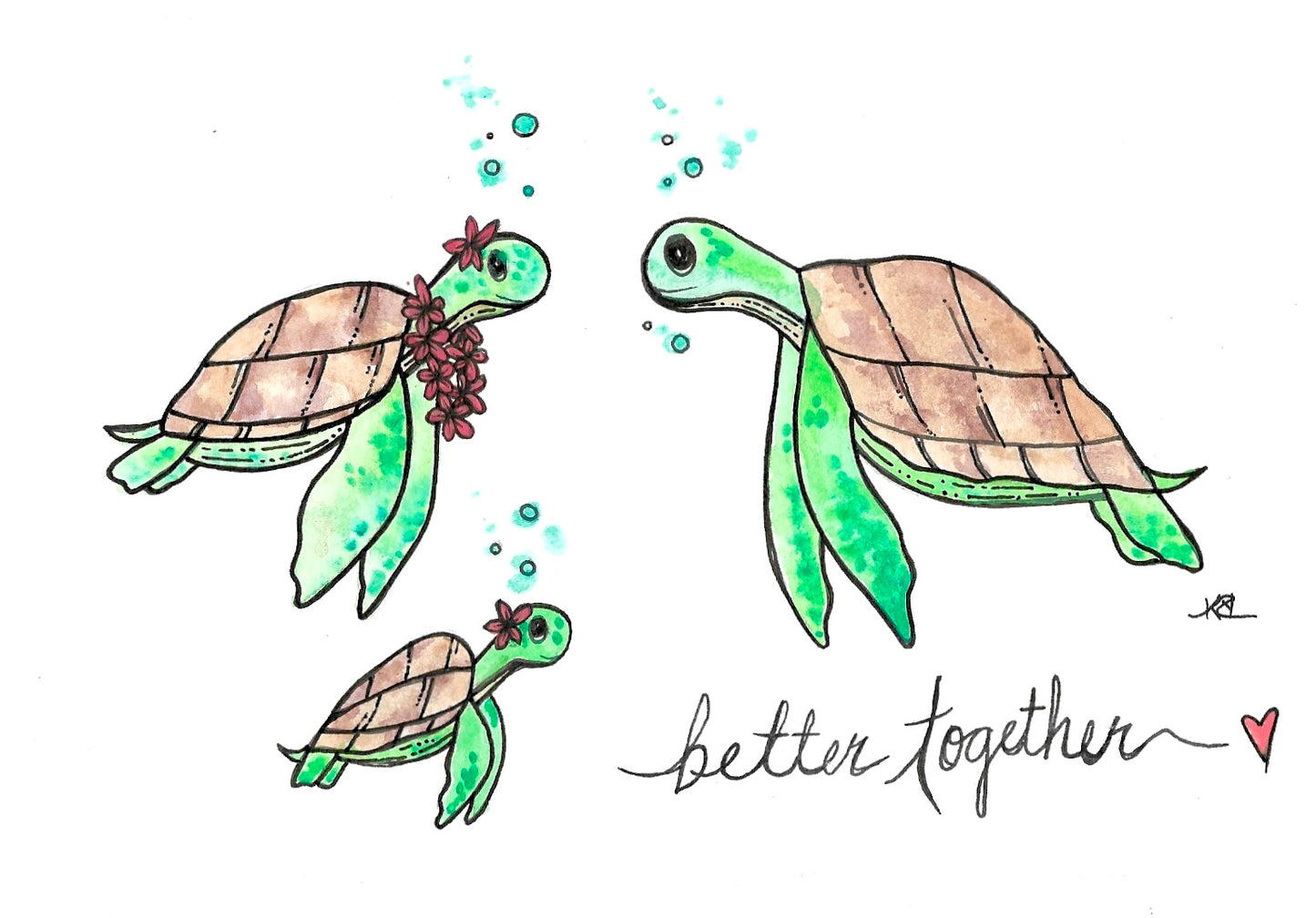 Better Together - Matted Print