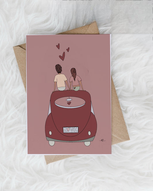 Love bug - Greeting Card
