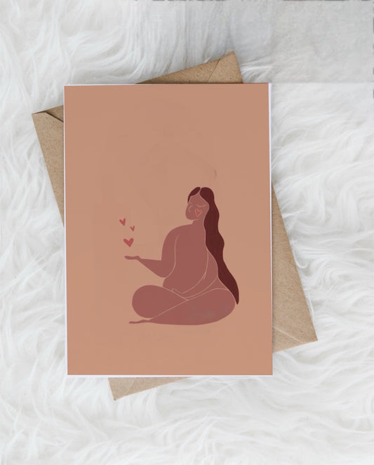 Love is the greatest gift - Greeting Card