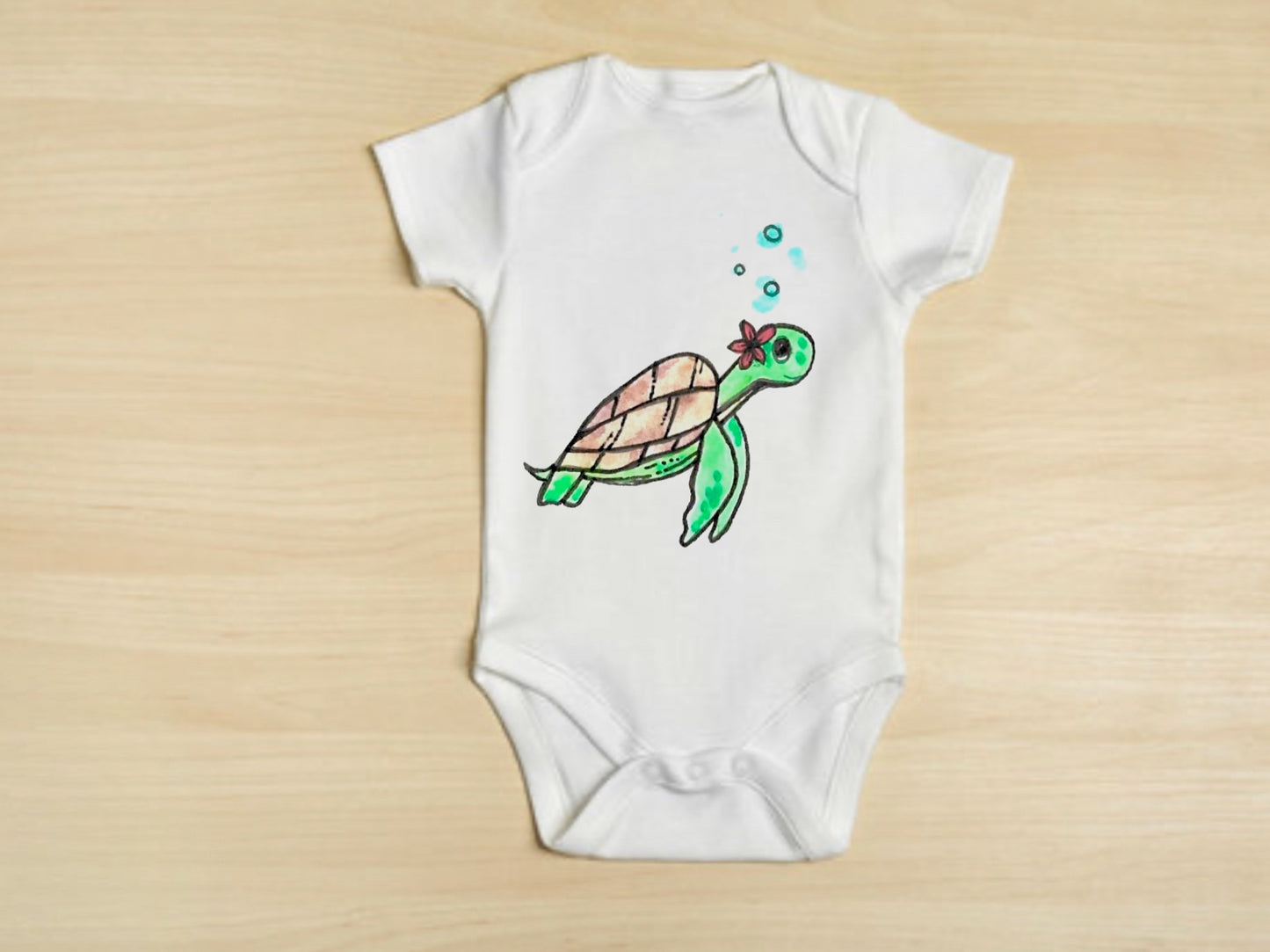 Honu onesie (girl)