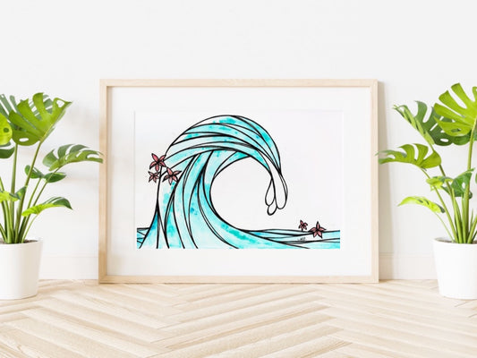 Barrel of Blues - Matted Print