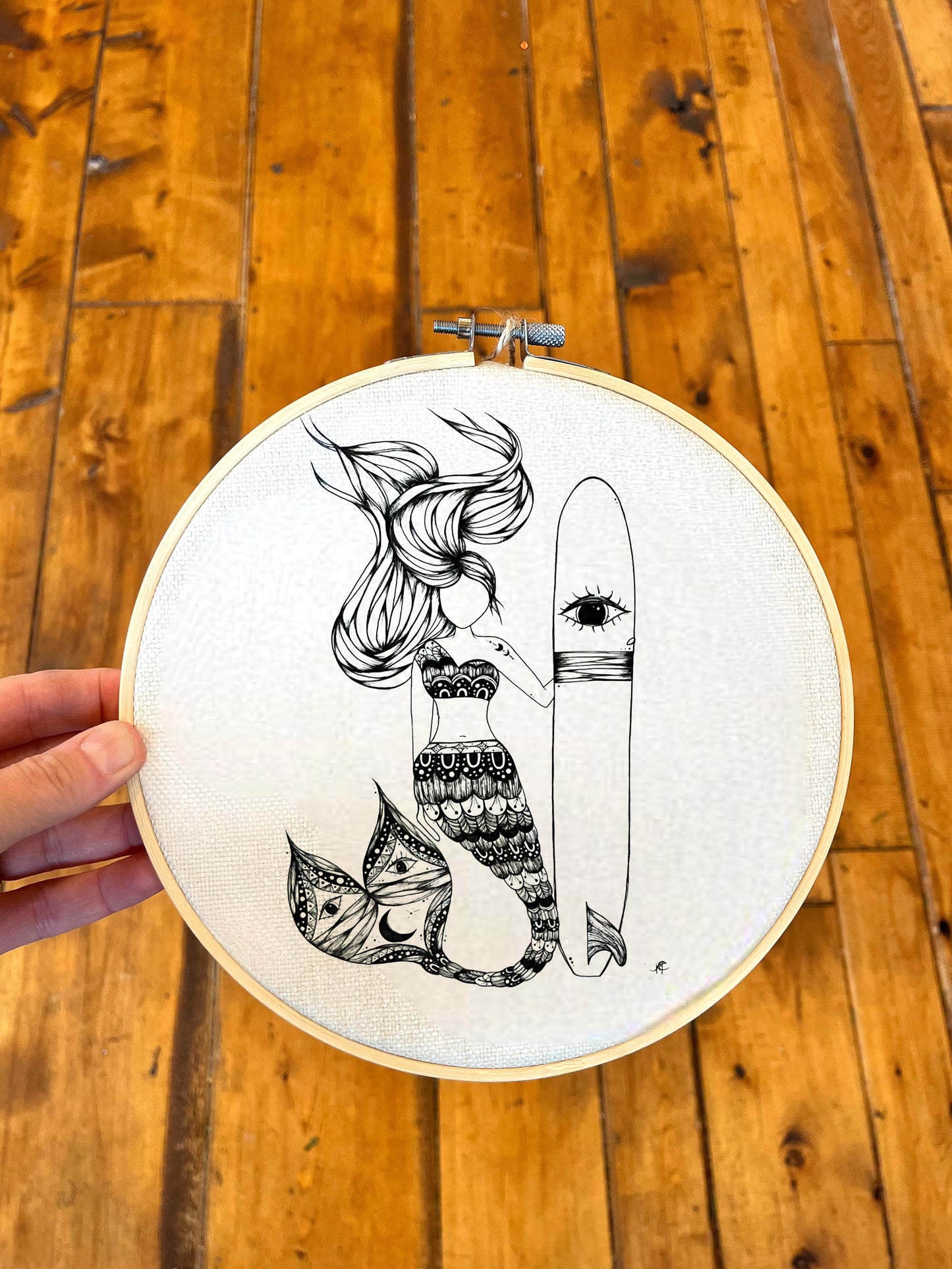 Tap in to your Intuition and Inner Wisdom - Canvas wall hanging