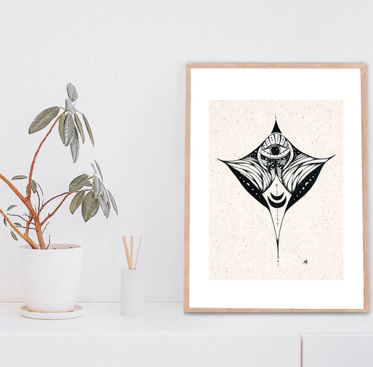 Follow your Inner Compass - Canvas Print