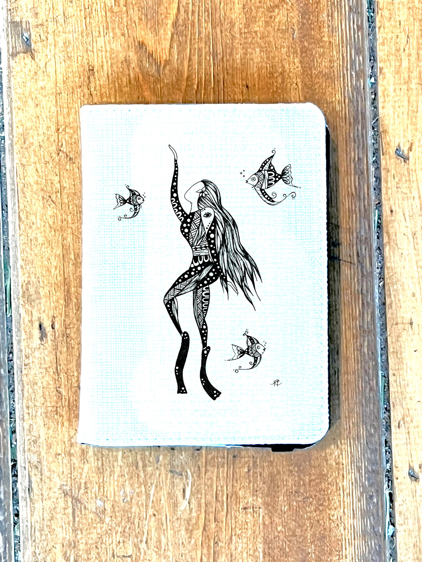 Beauty Lies in the Depths - Canvas Notebook