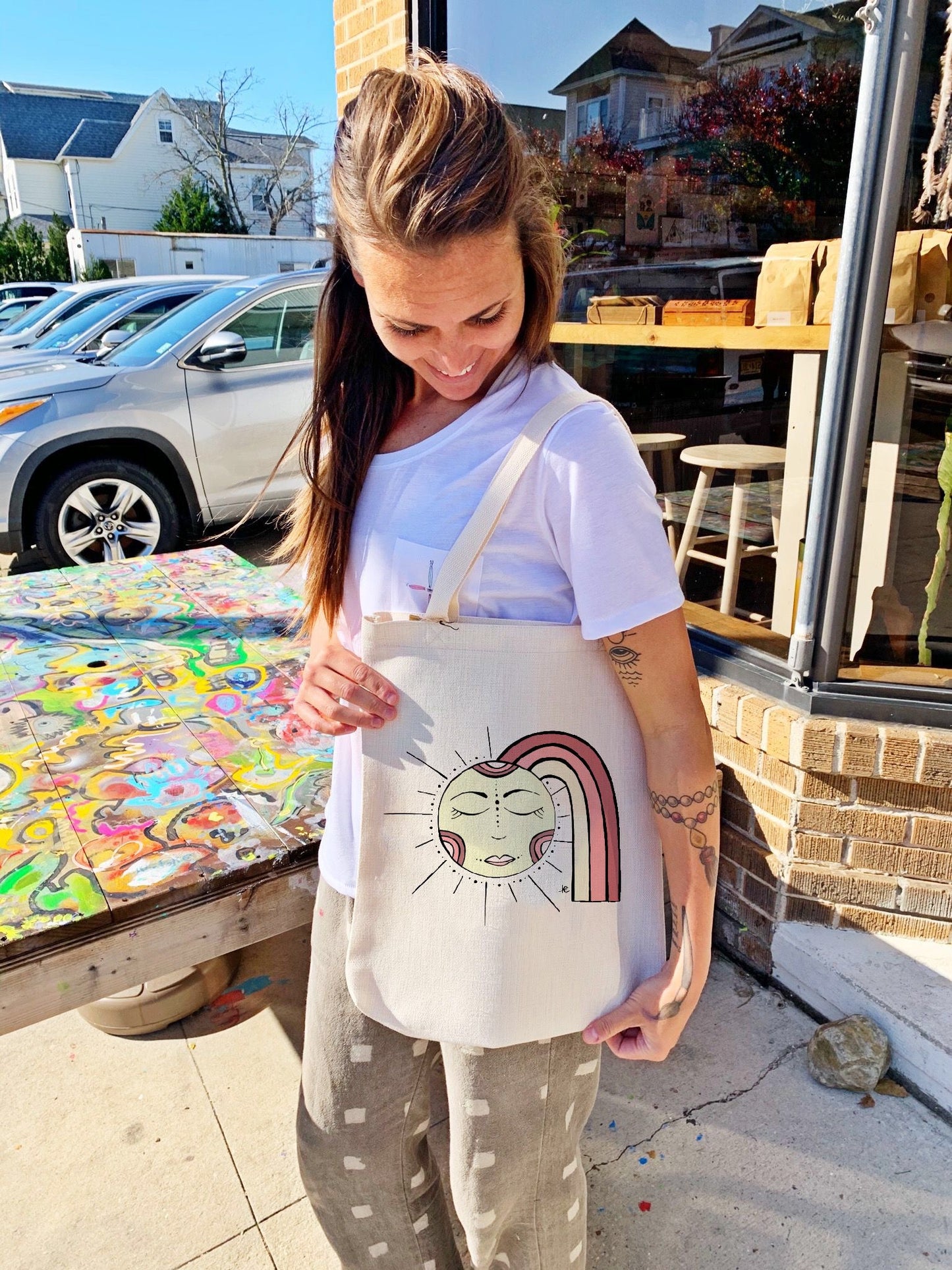 Sunshine & Rainbows Tote