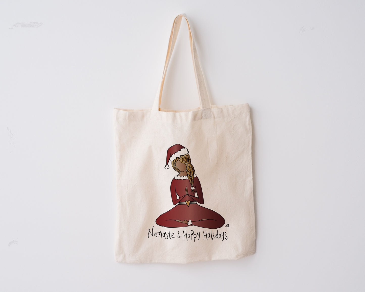 Namaste and Happy Holidays Tote