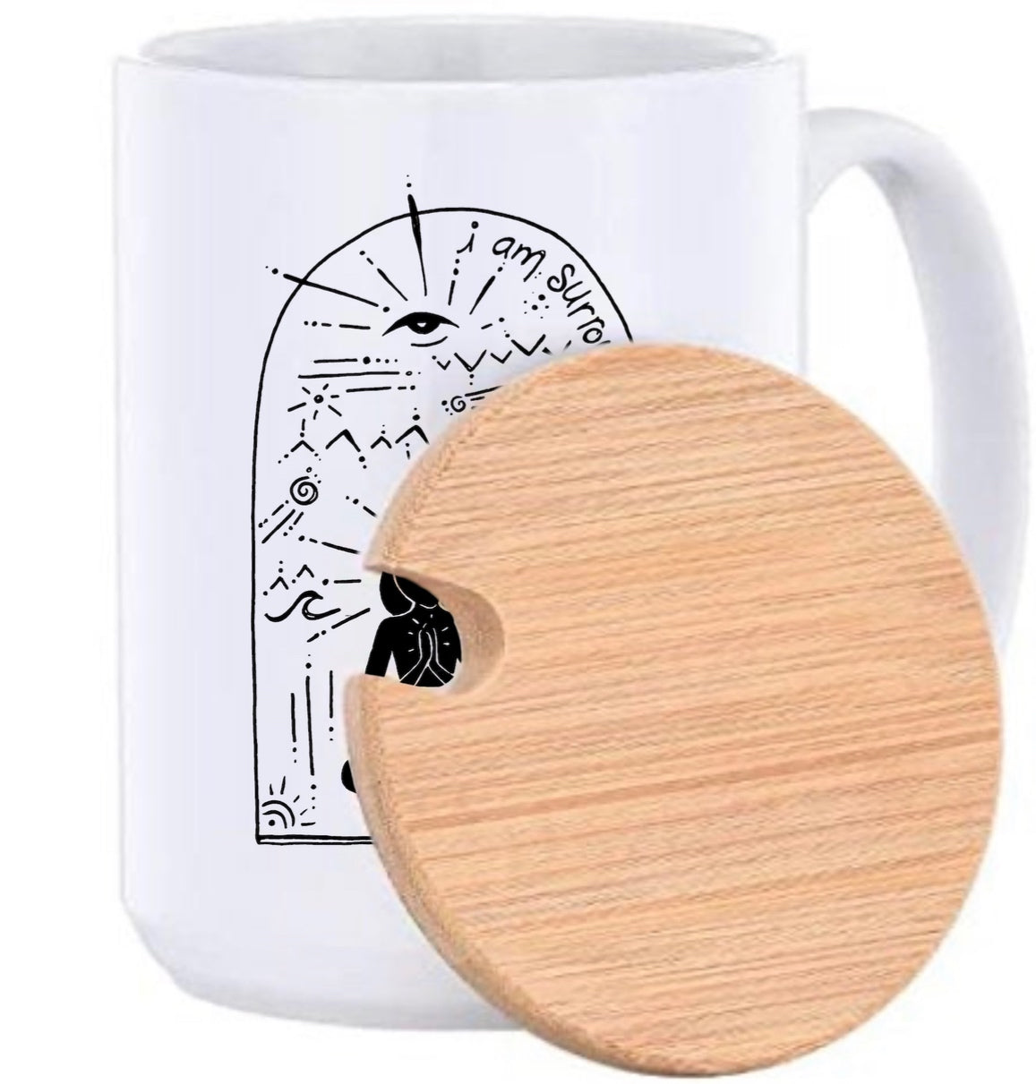 I am Surrounded by Love Mug