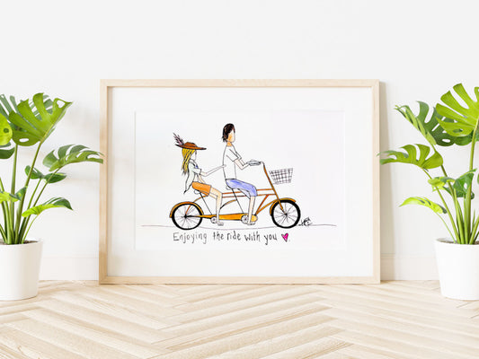Enjoying the ride with you