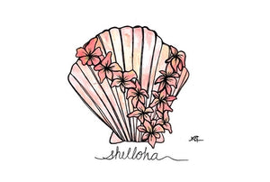 Shelloha - Matted Print