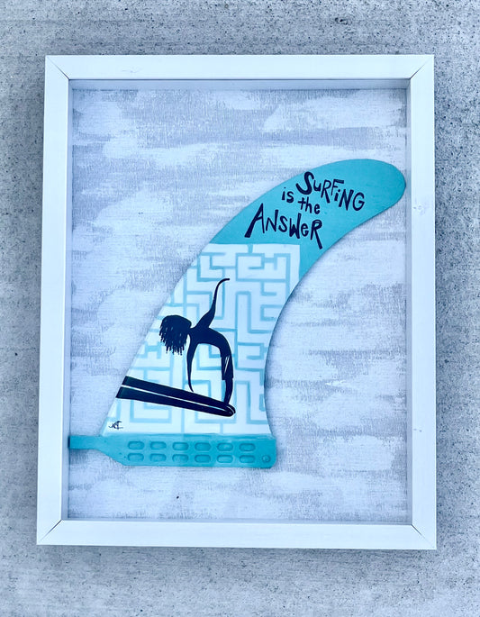 Surfing is the Answer - Surf Fin