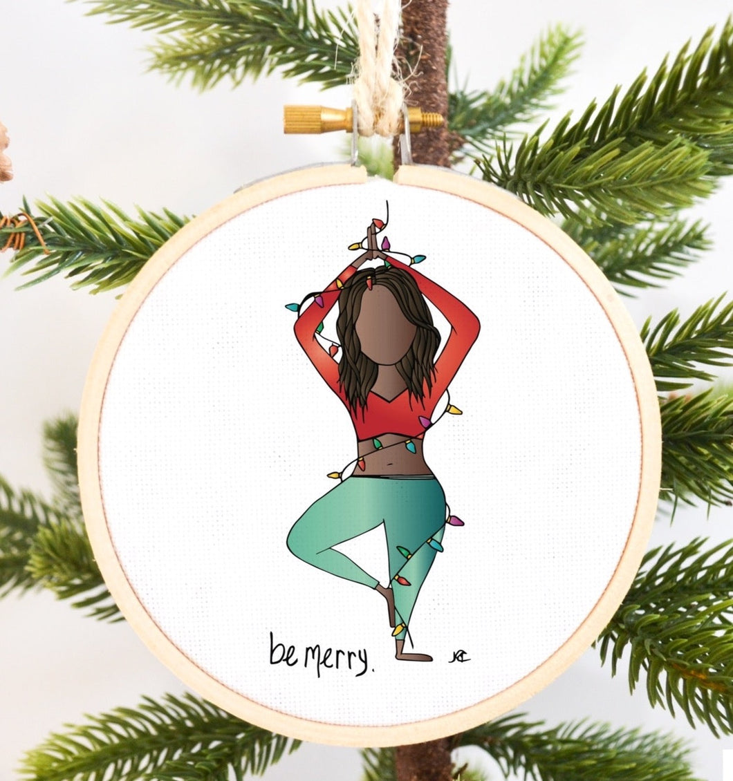 Be Merry Holiday Ornament