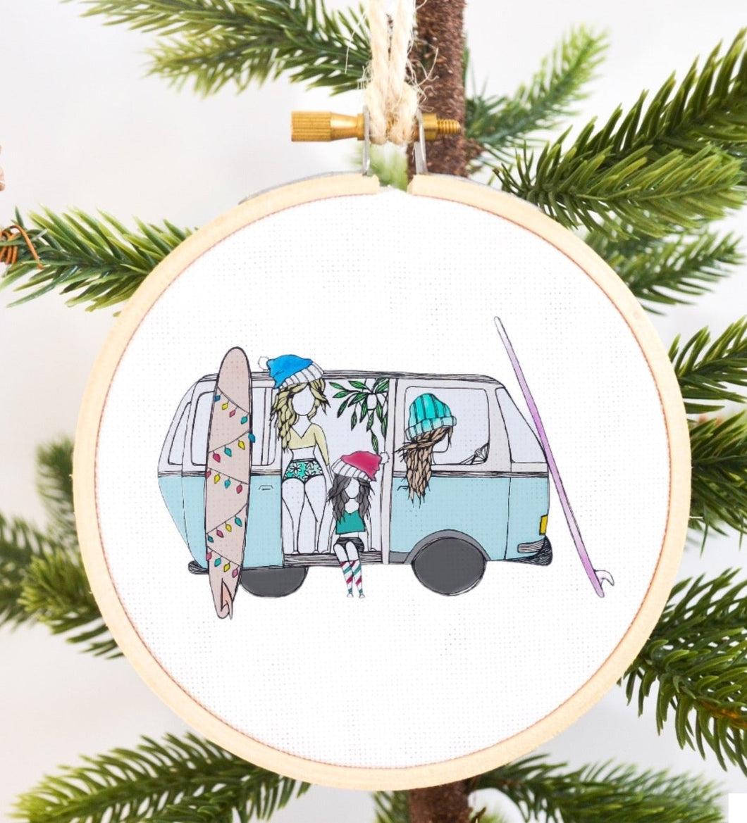 Sisters of the Sea Holiday Ornament