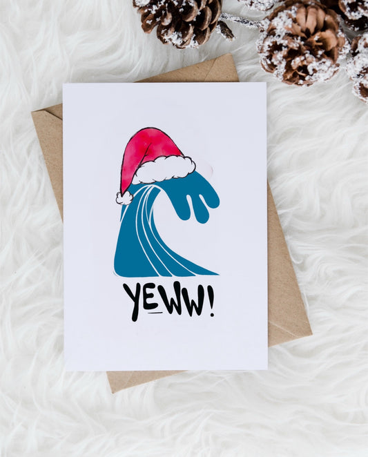 Yewww for the Holidays Greeting Card