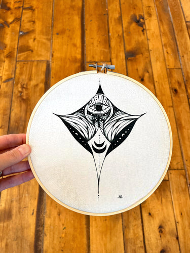 Follow your Inner Compass - Canvas wall hanging