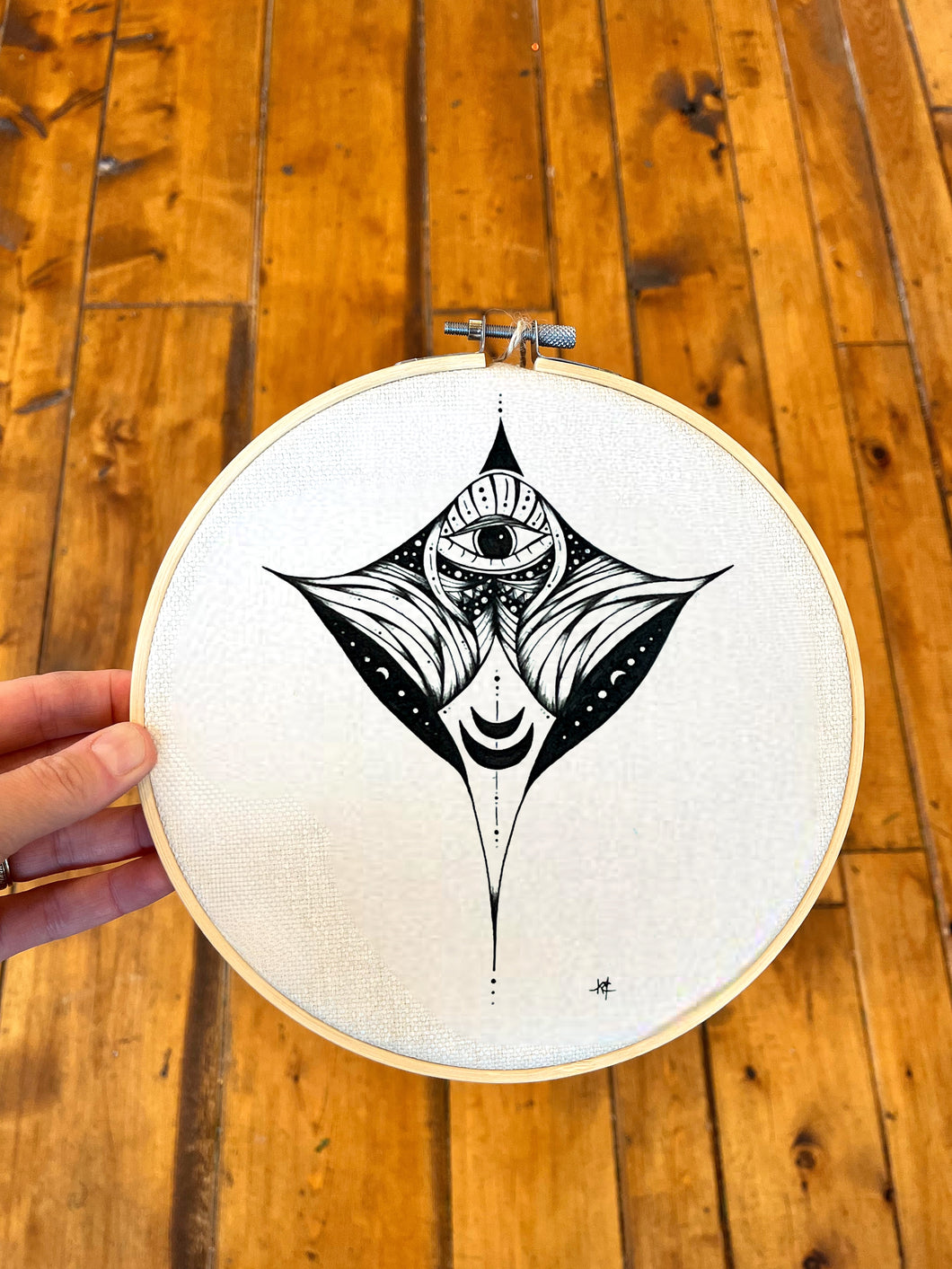 Follow your Inner Compass - Canvas wall hanging