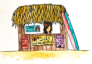 Soul Shack Series - Surf and Be Happy