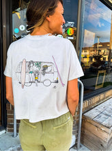 Load image into Gallery viewer, Sisters of the Sea - Flowy Crop Tee